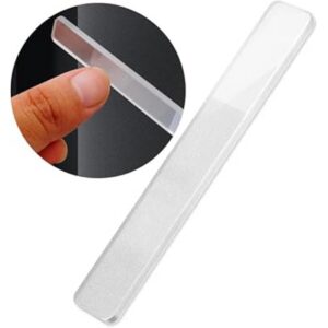 crystal glass nail file for women nail file travel case 39.2